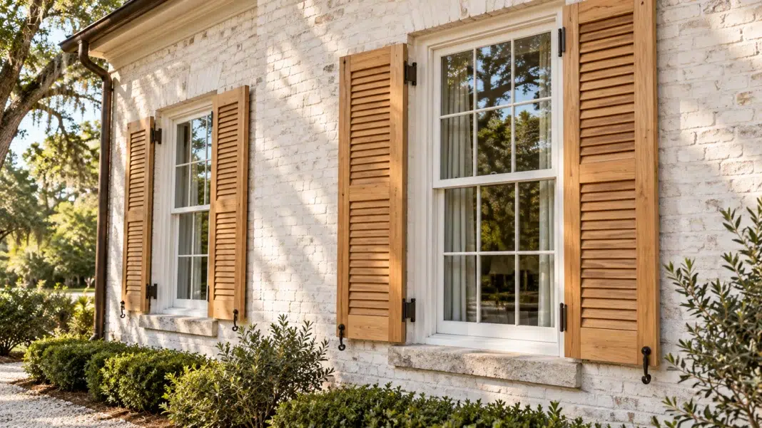 Cypress Exterior Shutters for your home. Cypress Exterior Shutters for your home.