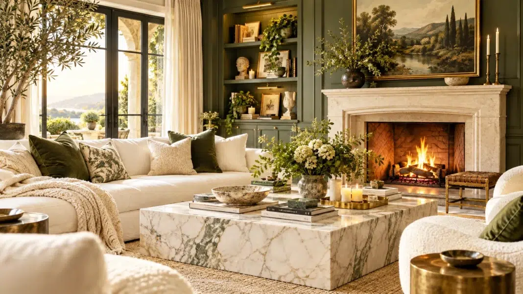 Elegant Green Marble Fireplace Living Room in your home Elegant Green Marble Fireplace Living Room in your home