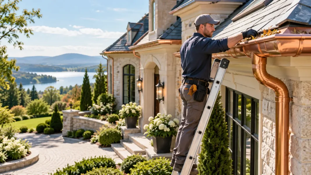 Gutter Maintenance in Luxurious Home Living. By AI ChatGPT