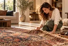 Repair or Replace: When a Fine Rug Is Worth Saving Inspecting a Patterned Persian Rug