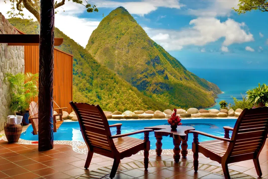 Ladera Resort in Saint Lucia. Courtesy of Ladera Resort Ladera Resort in Saint Lucia. Courtesy of Ladera Resort