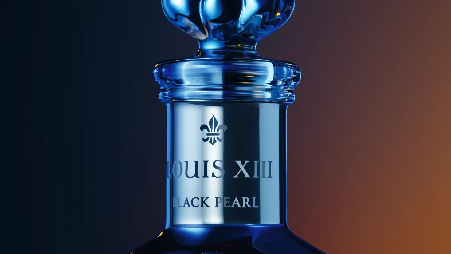 Louis XII Black Pearl Decanter + Glass Louis XII Black Pearl Decanter + Glass