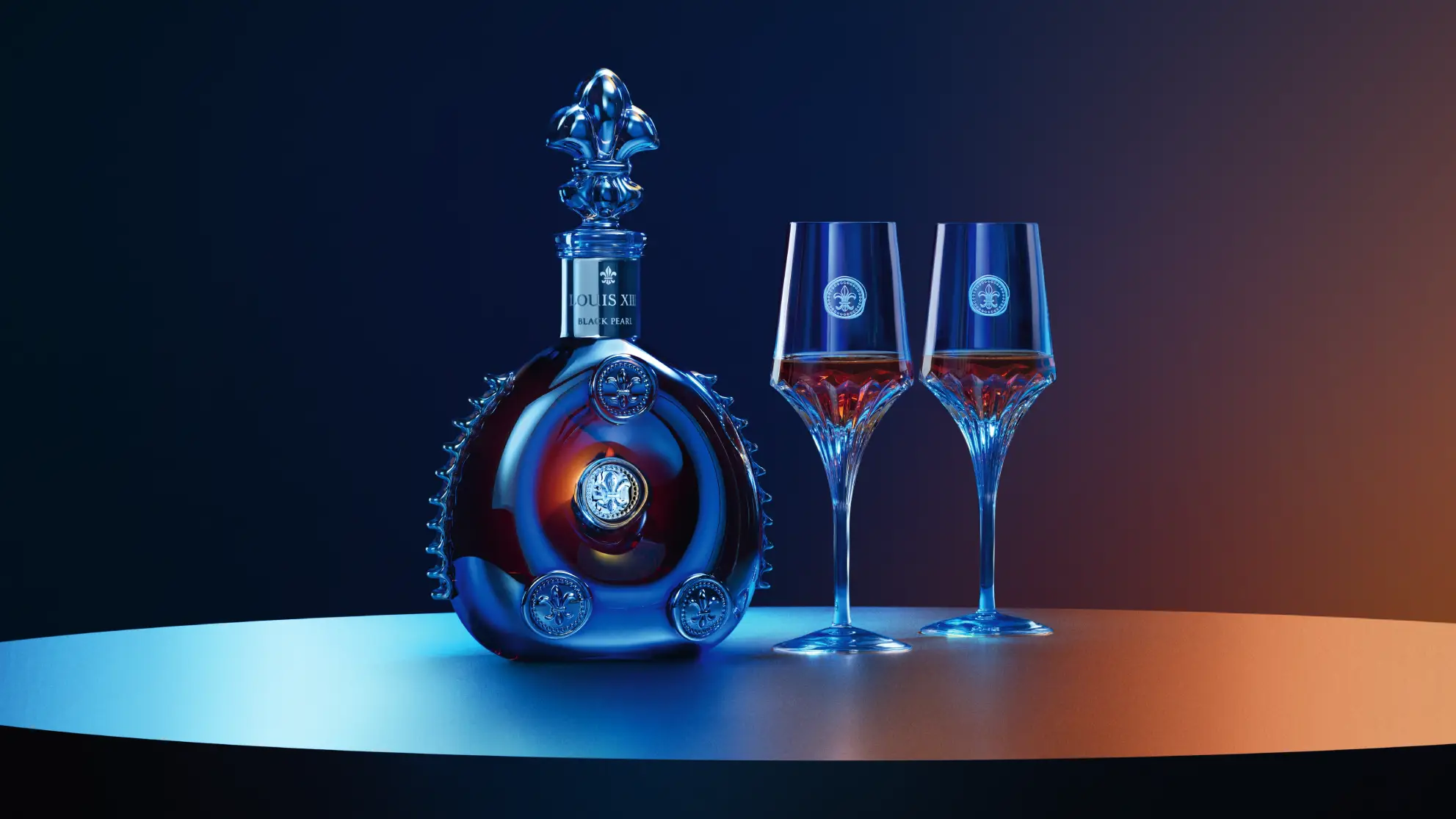 Louis XII Black Pearl Decanter + Glass Louis XII Black Pearl Decanter + Glass
