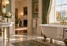 When Did the White House Get Indoor Plumbing? The Surprising History Presidential Marble Bath with White House View
