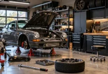 Setting Up a Garage for More Ambitious Car Projects Setting Up a Garage for More Ambitious Car Projects. AI image by ChatGPT