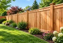 Wood Fence Installation on Sloped Lots — What Homeowners Should Know Sunlit Cedar Wood Garden Fence. AI ChatGPT