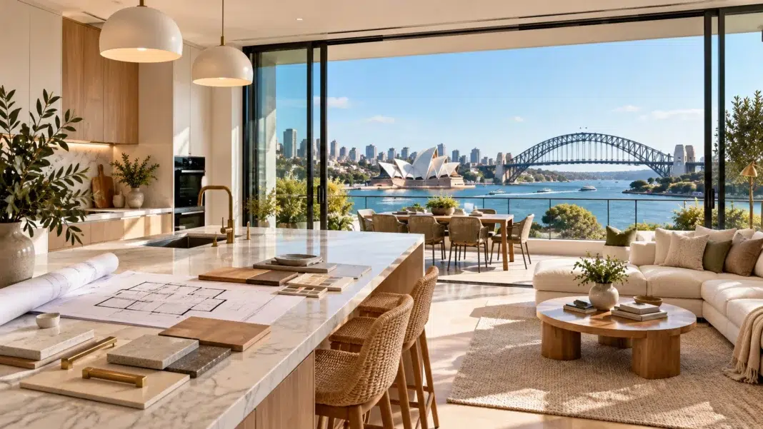 Sunlit Sydney Harbour Apartment in Australia Sunlit Sydney Harbour Apartment in Australia