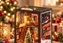 15 Creative Christmas Gifts for Friends in 2026 christmas shop music box 3d wooden puzzle. Courtesy of Nexbie