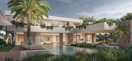 Aurora Villa 5 Bedroom Exterior Garden view. Photo courtesy of Eden Hills