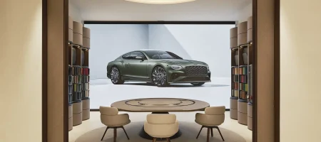 Bentley luxury showroom Atelier at Jack Barclay London