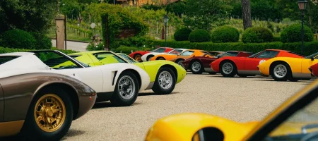 Lamborghini Miuras at Pebble Beach 5
