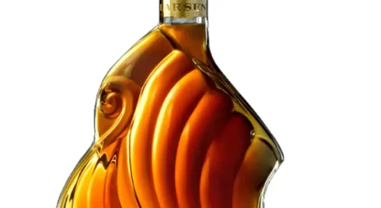Larsen Viking Ship Cognac Bottle