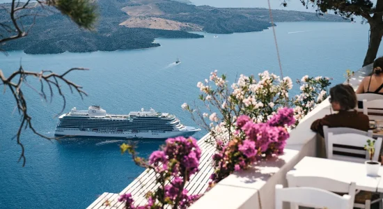 Oceania Cruise, A Vista Exterior Europe Greece Santorini