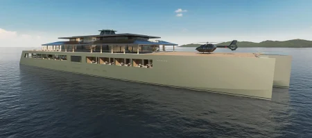 Sinot Fusion Concept, Inside the Extraordinary 118-Metre Trimaran Superyacht