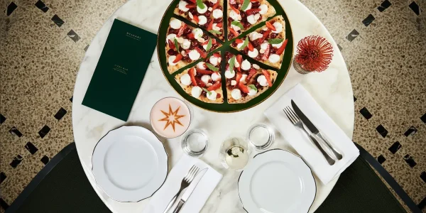 Bvlgari pizza by Pier Daniele Seu at Bvlgari Hotel Paris